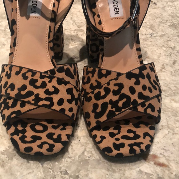 Steve Madden Ankle Leopard Shoes - Picture 2 of 5